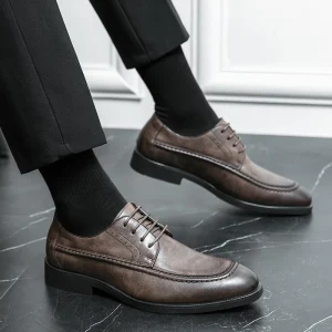 Fashion Comfortable Men’s Leather Shoes Summer Business Casual Men Dress Shoes