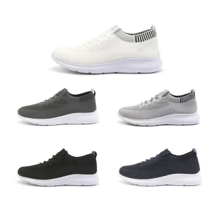 Fashion EVA Sole Knitting Upper Sneakers Casual Style Walking Shoes for Men