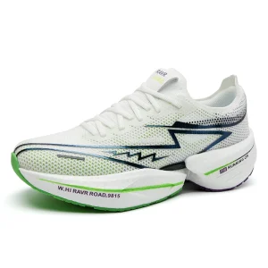 Fashion High Quality Women’s Men’s Trail Running Shoes Popcorn Carbon Plate Jogging Shoes Breathable Mesh Teenagers Sport Shoes