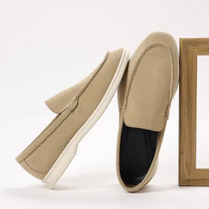 Fashion Loafers Breathable Casual Shoes Men’s 39-48 Plus Size Driving Men’s Shoes Lightweight Sleeve Shoes