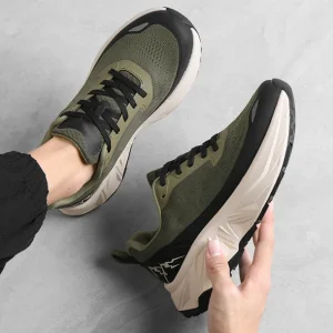 Fashion Men’s Casual Shoes Thick Sole Lace-Up Sport Sneakers for Daily Wear