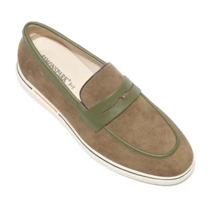 Fashion Men’s Leather Shoes Breathable Suede Loafers Lightweight Comfort Slip-on Flat Casual Shoes for Men