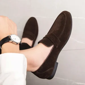 Fashion Men’s Loafers Casual Slip-On Flats Comfortable Lightweight Multi-Season Wearing Fashion Trend Spring Autumn Winter Shoe