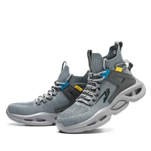 Fashion Safety Sneaker Anti smash Steel Toe Men’s Safety Shoes Non slip Puncture Proof Security Shoes for Work