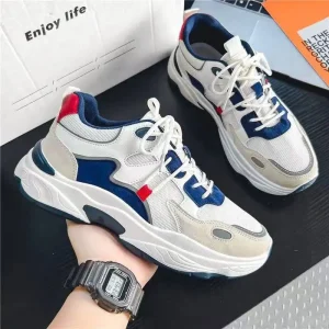 Fashion Sporty Walking Sneakers Men’s Shoes Mesh Lining Abrasion Resistant Spring Autumn Winter