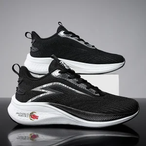 Fashionable Men’s Comfortable and Breathable Casual Sports Shoes Low Cut Anti-Slip and Shock-Absorbing Running Shoes