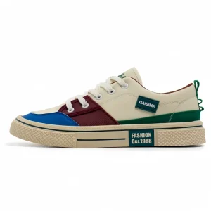 Fashionable Multi color Canvas Shoes Student Art Style Casual Men’s Shoes From the Factory