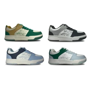 Fashionable Trendy Spring Autumn Breathable Mesh Lightweight Soft Custom Material Round Toe Men’s Running Shoes