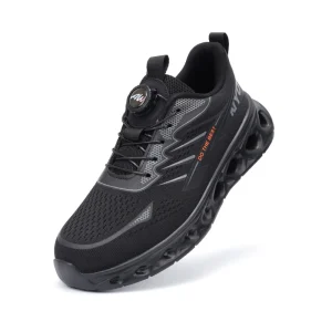 Fly Knit Men’s Sneaker Custom OEM Professional Lightweight Breathable Anti-Smash Anti-Puncture Steel Toe Safety Shoes