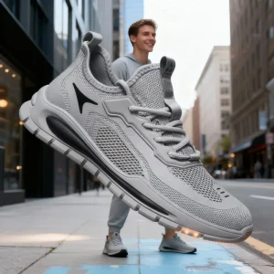 Flying Speed C1062 Men’s Women’s New All Round Versatile Sneakers Summer Casual Mesh Coconut Palm Breathable Running Shoes