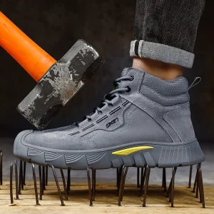 For GUYISA Men’s 10KV Winter Insulated Breathable Safety Shoes EVA Insole for Work Extreme Temperatures Also Great for Summer