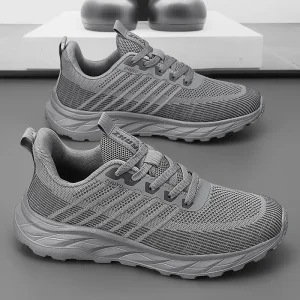 Four Seasons Light Men’s Adult Running Shoes Sneakers Deodorant Soft Sole Breathable Mesh Ultrafilm Leather Ultra Light
