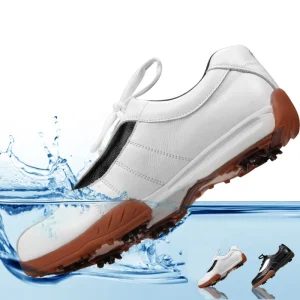 Genuine Golf Shoes Men’s Leather Golf Breathable and Wearable LOGO Can Be Customized