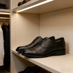 Genuine Leather Cowhide Three Jointed Shoes Men’s Casual Three Section Head Fall Men’s Shoes Wedding Shoes