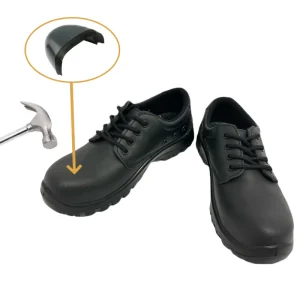 Genuine Leather Light Weight Safety Shoe Men’s ESD Construction PU Sole Factory Work Smashing Shoe Safety for Men