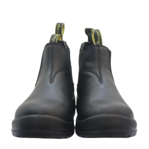 Genuine Leather Steel Toe Work Boots Breathable Mesh Lining High Boots For Construction Mining Winter/Spring/Summer