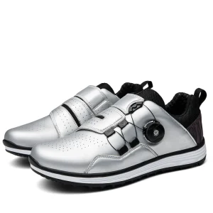 Golf Shoes Men’s Waterproof Breathable Walking Shoes Male Rotating Shoelaces Sports Sneakers Non slip Trainers