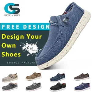 Gratshoes Custom Slip on Casual Shoes for Men Loafers Fashionable Zapatillas Walking Style Shoes Custom Loafers Men Shoes Custom
