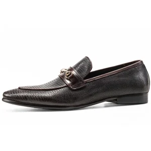 Handmade Genuine Leather Formal Men Shoes Loafer for Men