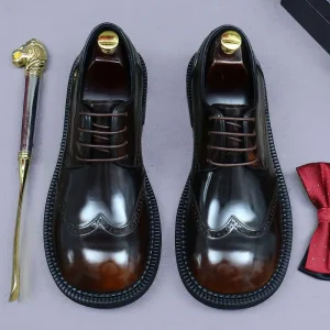 Handmade High Quality Custom Men’s Genuine Leather Shoe Fashion Breathable Wedding Party Casual Dress Oxford Shoes