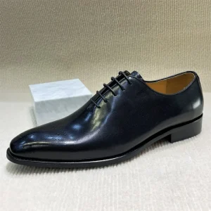 Handmade Luxury Fashion Men’s Dress Shoes High Quality Leather Oxfords