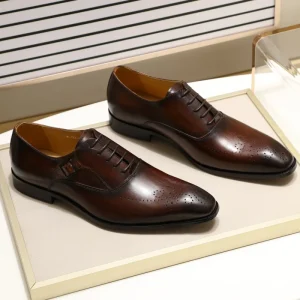 High End Mens Leather Oxford Shoes Formal Shoes Men