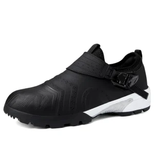 High Fashion Golf Shoes for Male and Female Leather Golf Sneakers Lacing Walking Golfing Footwear in Stocks