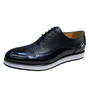 High Quality Custom Handmade Printing Genuine Leather Men’s Casual Business Shoes Pointed Oxford Lace up Banquet Dress Summer