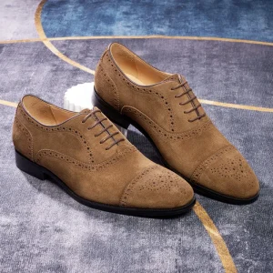 High Quality Custom Men’s Genuine Leather Insole Fashion Wedding Oxford Office Business Loafers Shoes