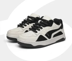 High Quality Design Custom Casual Lace-up Rubber Sneakers With Low Top Design Men’s Walking Skateboarding Shoes