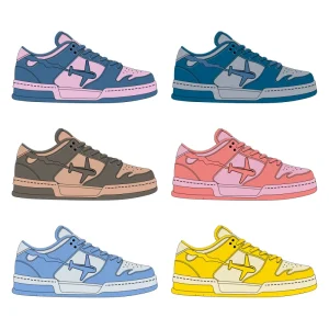 High Quality Genuine Leather Men’s Basketball Shoes OEM Custom Logo Brand High Top Sneakers for Sports and Casual Wear