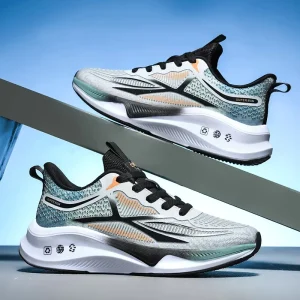 High Quality Lightweight Men’s Carbon Plate Sports Shoes for Summer Spring Autumn Breathable Mesh Upper Shock Absorbing Running