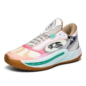 High Quality Men’s Basketball Shoes with Eagle Logo Sports Shoes for Men and Women Friction Couples Student Sports Shoes