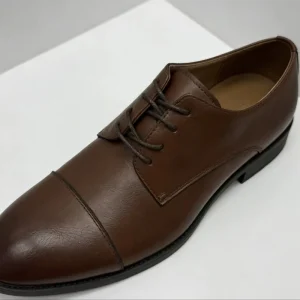 High Quality Men’s Derby Shoe Classic Oxford Dress with Pointed Toe Autumn Formal Office Handmade Comfortable Height Increasing