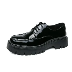 High Quality Men’s Derby Shoes Lace Up Dress Walking Shining Formal Elevator Shoes Low Price OEM Business Shoes
