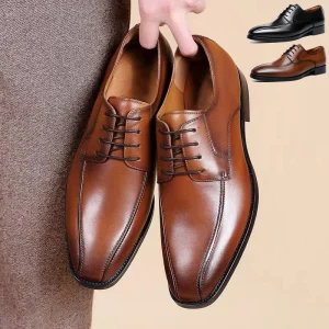 High Quality Men’s Dress Shoes Pu Leather Luxury Fashion Groom Wedding Shoes Men Style Oxford Formal Shoes