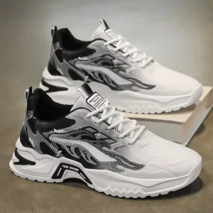 High Quality Men’s Shoes Versatile Youth Heighten Chunky Casual Clunky Sneakers Men’s Breathable Mesh Sports Trendy Footwear