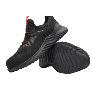 High Quality Men’s Sports Style Steel Toe Safety Sneakers Wear-Resistant Anti-Blowout Labor Insurance Foot Protection Shoes