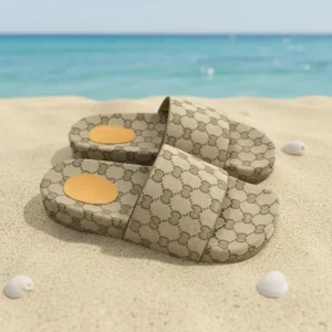 High Quality Original Box Sandals Luxury Flats Slippers Casual Shoes Men Wear Fashion Designer Slippers and Beach Shoes