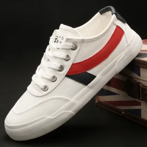 High Quality Stylish Canvas Shoes Breathable Casual Lace up Comfortable Odor resistant Non slip Men’s Shoes