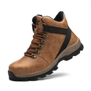 High Top Breathable Safety Shoes Anti smashing Anti piercing Work Shoes Labor Protection Steel Toe Shoes for Men