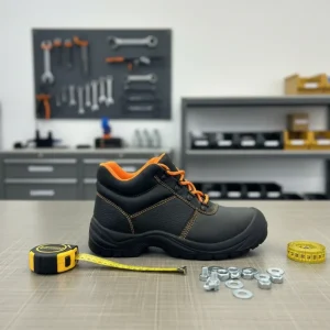 High Top Leather Safety Shoes Steel Toe Anti Puncture Construction Protection Comfort Summer Winter Factory Use Unisex