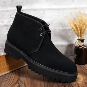 High-top Men’s Boots with Inner Height Skin Leather Shoes, Men’s Leather Shoes, Zapatos De Hombre, Men’s Loafers