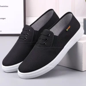 Hongyan New Soft Men’s Slip-On Sports Casual Shoes Breathable Lightweight Trendy