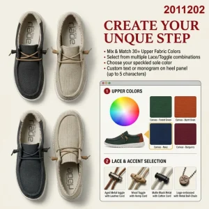 ITAZERO Trendy Breathable Summer Winter Casual Loafers Custom Men’s Slip on Canvas Shoes Lightweight Anti Slip Arch