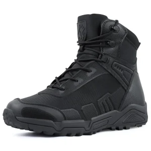Ids005 Outdoor Men’s Tactical Hiking Boot Lightweight Waterproof Rubber Sole Trekking Shoes Desert Work Boots with Ankle Support