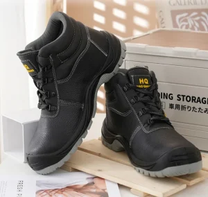 Indestructible Brand Winter Protective Genuine Leather Safety Shoes Steel Toe Men’s Work Boots Puncture Proof
