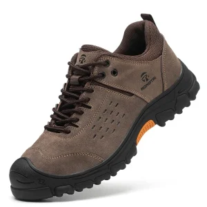 Industrial Work Safety Shoes Men’s Protective Lightweight Steel Toe Black Safety Shoes Work Boots