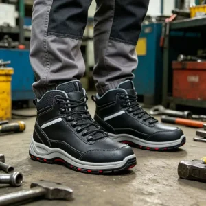 Industrial Work Shoes Flexible Comfortable Anti Slip Anti Puncture Light Weight for Daily Labor Supermarket Retail