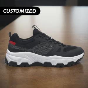 Innovative OEM Custom Men Basketball Sneakers Breathable Flexible Sole Athletic Footwear Modern Athletes